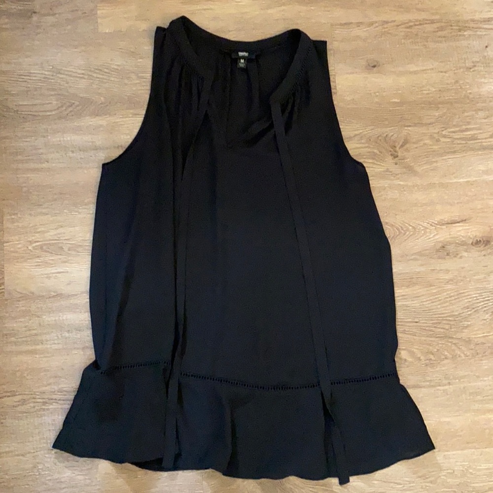 Babydoll Black Blouse